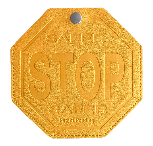 SAFER TRAFFIC STOPS™ Yellow Embossed