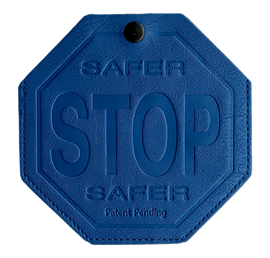 SAFER TRAFFIC STOPS™ Navy Blue Embossed