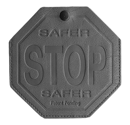 SAFER TRAFFIC STOPS™ Grey Embossed