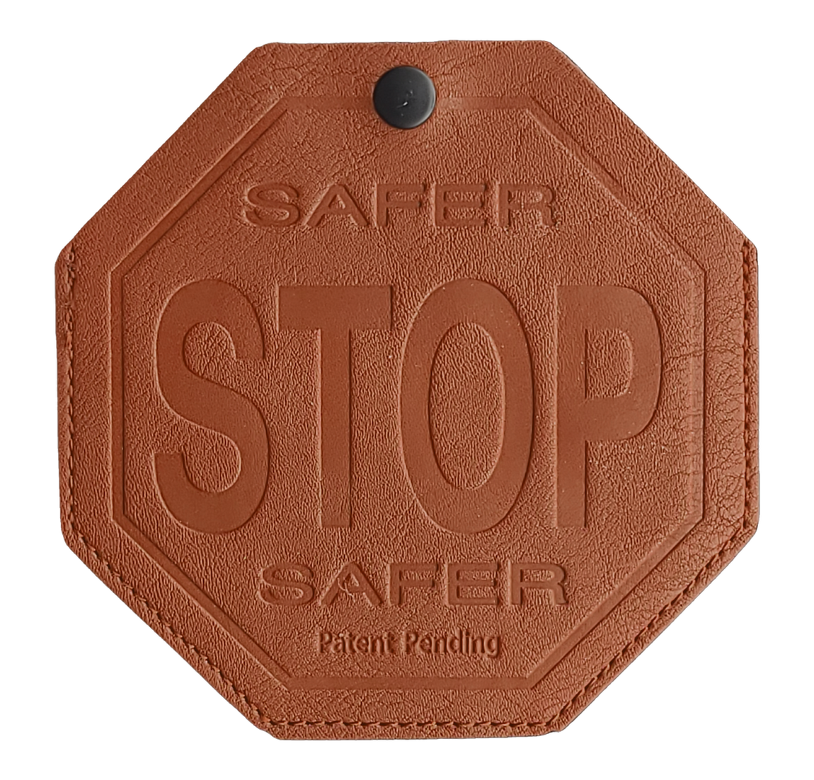 SAFER TRAFFIC STOPS™ Camel Brown Embossed