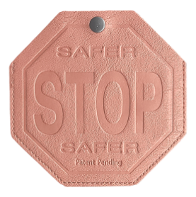 SAFER TRAFFIC STOPS™ Light Pink Embossed