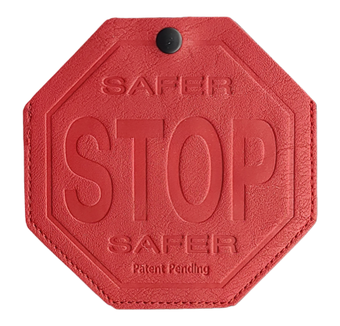 SAFER TRAFFIC STOPS™ Original Red Embossed Case